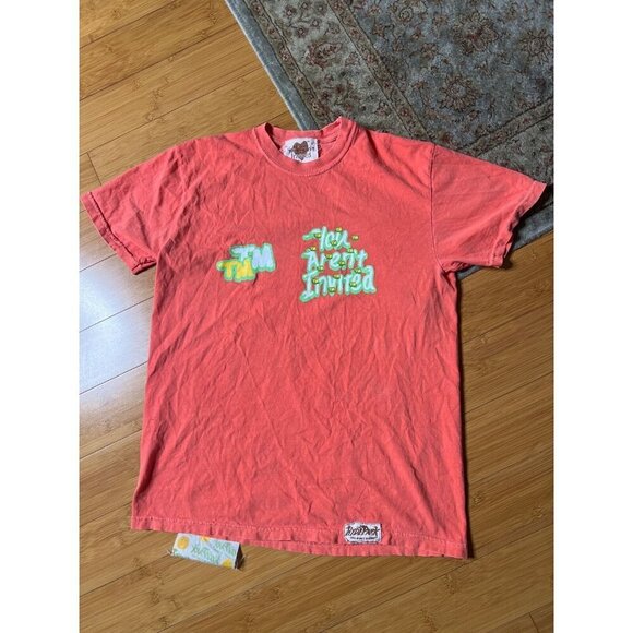 Pure Atlanta Coral Orange Hyde Park Graphic Tee Shirt You Aren’t Invited Small - Picture 3 of 9